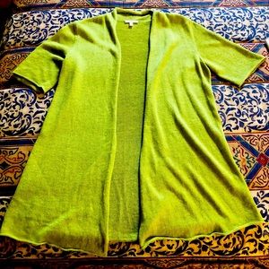 Eileen Fisher Green Cardigan Medium